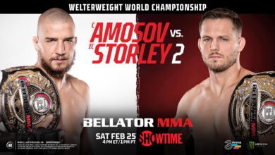 Bellator 291 Results: Yaroslav Amosov Dominates Logan Storley In Welterweight Title Unification Bout