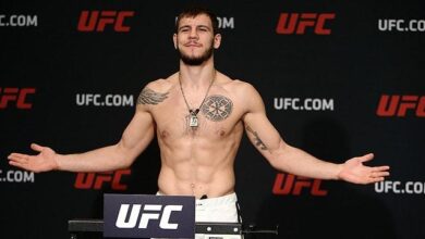 UFC Vegas 70: Krylov vs. Spann Weigh-In Results