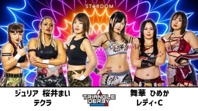 STARDOM Triangle Derby I Day 11 Results (2/12/23): Donna del Mondo Trios Main Event