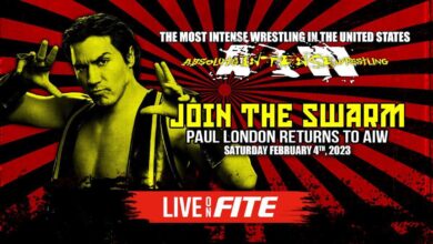 AIW Join The Swarm Results (2/4): Paul London In Action, Josh Bishop Faces Tom Lawlor