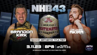 ICW No Holds Barred Volume 43 Results (3/11): AKIRA, Brandon Kirk, Matt Tremont, More In Action