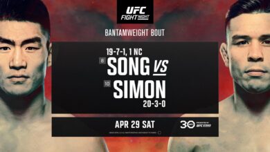 UFC Vegas 42 Results, Live Coverage, and Discussion: Song Yadong KOs Ricky Simon!