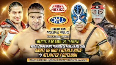 CMLL Martes de Arena Mexico (4/18/2023) Results: Los Ingobernables vs Atlantis & Octagon & More.