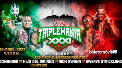 AAA Triplemania 31 Monterrey (4/16/2023) Results: Hijo del Vikingo, RUSH, Swerve Strickland & More.