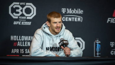 Arnold Allen Heaps Praise On Max Holloway Ahead Of UFC Kansas City: “His Resume Is Nothing Short Of Inspiring”