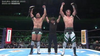 Aussie Open Defeat Bishamon At Sakura Genesis To Win IWGP Tag Team Titles