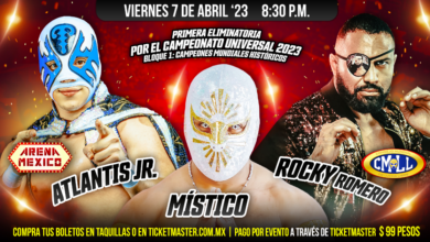 CMLL Viernes Espectacuclar (4/7/2023) Results: Mistico vs. Atlantis Jr vs Rocky Romero, More Compete