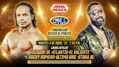 CMLL Martes de Arena Mexico (4/4/2023) Results: Volador Jr, Rocky Romero, Los Malditos, More Compete