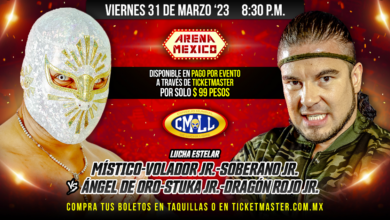 CMLL Viernes Espectacular (3/31/2023) Results: Mistico, Los Malditos, Niebla Roja, More Compete.