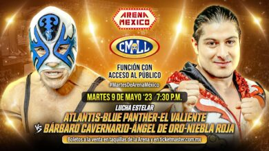 CMLL Martes de Arena Mexico (5/9/2023) Results: Atlantis, Misterioso Jr, Los Ingobernables & More.