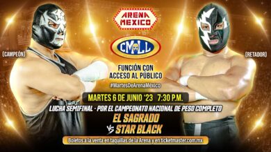 CMLL Martes de Arena Mexico (6/6/2023) Results: Mexican World Title Bout, Blue Panther & More.