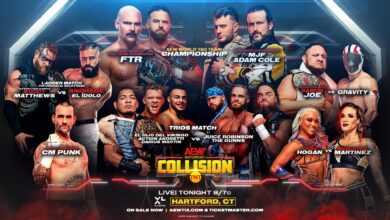 AEW Collision (7/29/2023) Results: FTR vs MJF & Adam Cole, CM Punk Speaks, Andrade vs Matthews, More