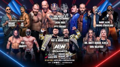 AEW Dynamite (7/26/23) Results: MJF & Adam Cole Speak, Tag Team 3-Way, AEW International Title Bout