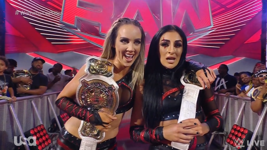 Deville Score Chelsea Green & Sonya Deville Win WWE Women's Tag Team Championships On ...