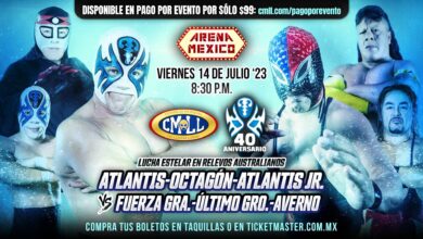 CMLL Viernes Espectacular (7/14/2023) Results: 40th Anniversary of Atlantis, Metalik Returns & More.