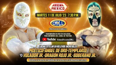 CMLL Martes de Arena Mexico (7/11/2023) Results: Mistico In Trios Action, Vaquer vs. Catalina & More