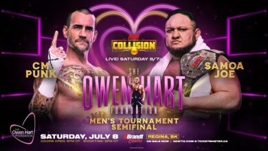 AEW Collision (7/8/2023) Results: CM Punk vs. Samoa Joe, FTR vs. Bullet Club Gold, Starks vs. Hobbs.