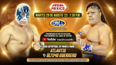 CMLL Martes de Arena Mexico (8/29/2023) Results: Atlantis vs Ultimo Guerrero, Mistico, Titan & More
