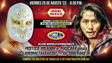 CMLL Viernes Espectacular (8/25/2023) Results: Mistico, Hiromu Takahashi, Hechicero, More Compete