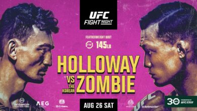 UFC Singapore Results, Live Coverage, and Discussion: Max Holloway KO’s The Korean Zombie!