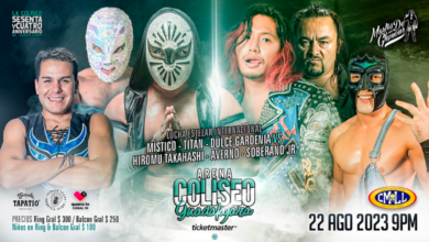 CMLL Martes de Glamour (8/22/2023) Results: Mistico, Hiromu Takahashi, Depredadores, More Compete
