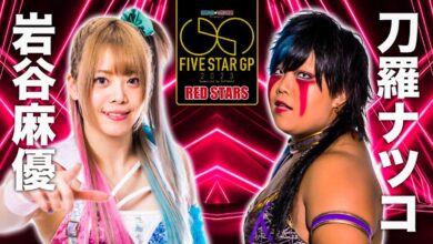 STARDOM 5STAR Grand Prix Day 10 Results (8/20/23): Mayu Iwatani vs. Natsuko Tora