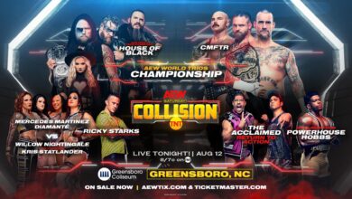 AEW Collision (8/12/2023) Results: House of Black vs CMFTR, Statlander & Willow Team Up, More Set