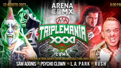 AAA TripleMania 31 CDMX (8/12/2023) Results: RUSH, Psycho Clown, Vikingo, Pentagon Jr & More Compete
