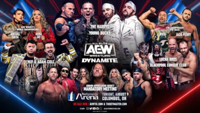 AEW Dynamite (8/9/23) Results: Rob Van Dam vs. Jack Perry For FTW Title, Hardys vs. Young Bucks