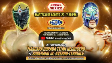 CMLL Martes de Arena Mexico (8/8/2023) Results: Mascara Dorada, Hechicero & Titan Team Up & More.
