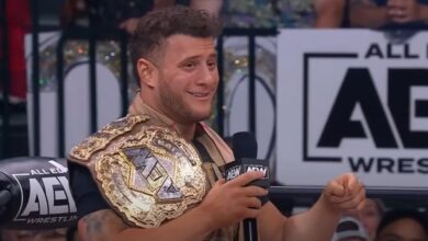 MJF Shares That His AEW World Title Has The Same Name Plate As His First Title Reign Despite Tradition