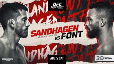 UFC Nashville Results, Live Coverage, and Discussion: Cory Sandhagen Outclasses Rob Font!