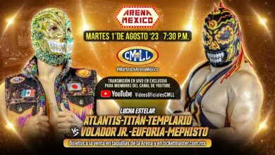CMLL Martes de Arena Mexico (8/1/2023) Results: Titan, Templario & Atlantis Team Up, More Compete