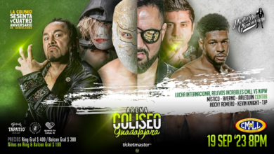 CMLL Martes de Glamour (9/19/2023) Results: Mistico, Rocky Romero, Samuray del Sol & More Compete