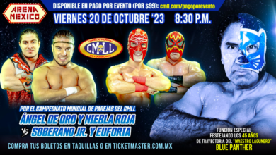 CMLL Viernes Espectacular (10/20/2023) Results: Blue Panther 45th Anniversary, World Tag Title Bout
