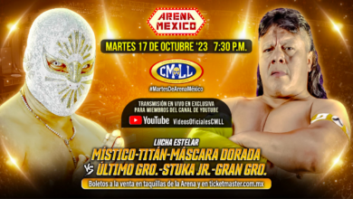 CMLL Martes de Arena Mexico (10/17/2023) Results: Mistico, Titan & Mascara Dorada Team Up, More Set
