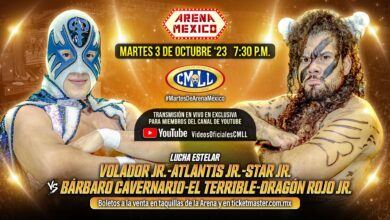 CMLL Martes de Arena Mexico (10/3/2023) Results: Atlantis Jr, Volador Jr, Los Panther, More Compete