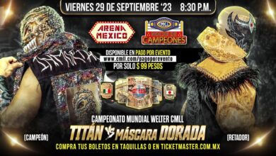 CMLL Noche de Campeones (9/29/2023) Results: Titan vs Mascara Dorada, Mistico vs Virus & More Set