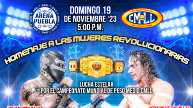 CMLL Homenaje A Las Mujeres Revoluciarias (11/19/2023) Results: Templario vs Volador Jr Headlines