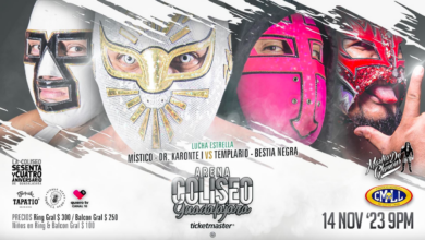 CMLL Martes de Glamour (11/14/2023) Results: Mistico & Doctor Karonte I vs Templario & Bestia Negra