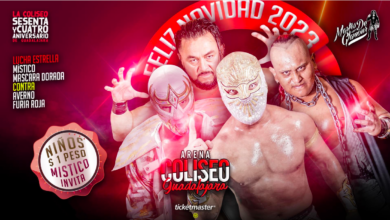CMLL Martes de Glamour (12/26/2023) Results: Mistico & Mascara Dorada vs Averno & Furia Roja, More