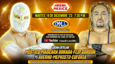 CMLL Martes de Arena Mexico (12/19/2023) Results: Mistico, Infernales, Barbaros, Titan, More Set