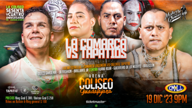 CMLL Martes de Glamour (12/19/2023) Results: Dulce Gardenia, Los Misteriosos, Andromeda, More Set