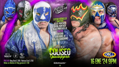 CMLL Martes de Glamour (1/16/2024) Results: Los Panthers vs Los Soberanos Headlines, More Set