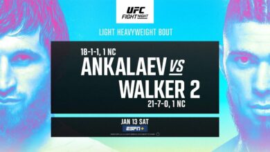UFC Vegas 84 Results, Live Coverage, and Discussion: Magomed Ankalaev Knocks Out Johnny Walker