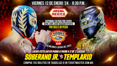 CMLL Viernes Espectacular (1/12/2024) Results: Soberano Jr vs Templario in 2/3 Falls Match Headlines