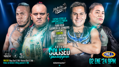 CMLL Martes de Glamour (1/2/2024) Results: Mens Occidental Tag Titles Matches, Blue Panther, More