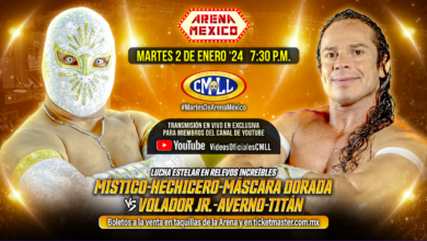 CMLL Martes de Arena Mexico (1/2/2024) Results: Mistico, Volador Jr, Titan, Fuerza Poblana, More Set
