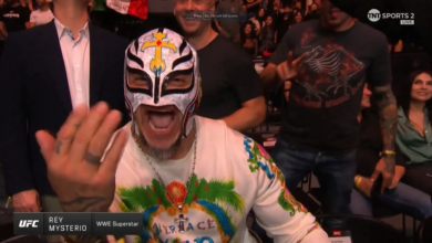 Rey Mysterio Appears In The Crowd At UFC Mexico City