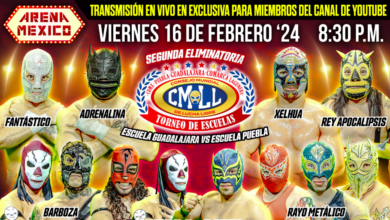 CMLL Viernes Espectacular (2/16/2024) Results: Escuela Guadalajara vs Escuela Puebla Headlines, More